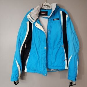 Karbon womens size 12 ski jacket winter coat bright blue